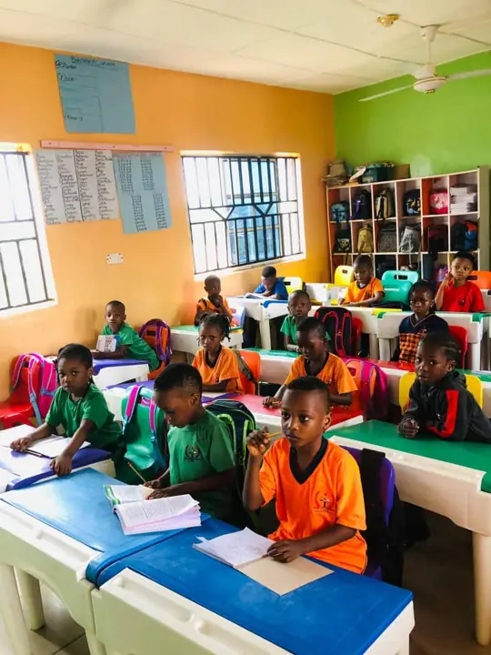 Pupils in class